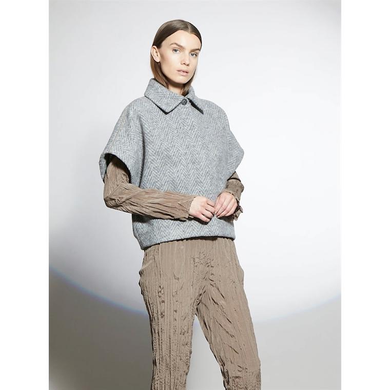 Heartmade Beal Cape, Grey Melange